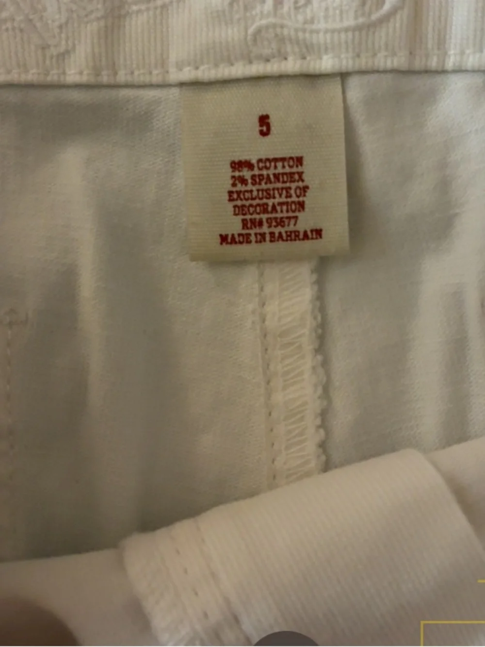 Women’s White Casual Cotton Chino Shorts🌼